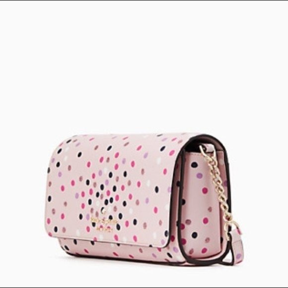 NEW Staci Pink Confetti Crossbody Bag - Picture 3 of 5